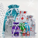 21 tk mitmesugused j&otilde;ulukinkide pakkimiskotid &ndash; plastik, odavaim, Navidad, j&otilde;ulukaunistused, kombineeritud, m&uuml;&uuml;k 21pcs (3 Pcs Of Each Style)