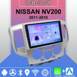 Android Carplay autoraadio NISSAN NV200 jaoks 2011-2018 Multimeediumipleieri peaseade Stereo GPS-navigatsioon BT WIFI 2+32GB 2+32GB