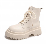 Kingad Naised 2024 Pahkluuni Naiste Saapad Platvorm Moodsad Saapad Naised Ristsidusega &Uuml;mara Ninaga Keskmise Kontsaga K&uuml;lgmine T&otilde;mblukk Pluss Suurus Naiste Kingad 42