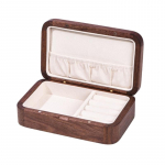 Moekas puidust ehtekarp Elegantne mitmekihiline ehtehoidla Valmistatud vastupidavast puidust Kaelakeede hoidmiseks