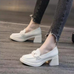 Moodsad Retro Mary Janes Kingad Naistele Briti Stiilis &Uuml;mar Nina Pehme Nahk Libisevad Madalad Kingad Zapatos De Mujer 35 beež