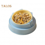 Lemmikloomakauss k&otilde;rgendatud koera &uuml;he/kahe kausiga pritsmekindel kassis&ouml;&ouml;tja lemmikloomatoidu ja vee s&ouml;&ouml;tmiskauss koertele kassidele kassipojad 1pc sinine