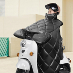 Elektriliste t&otilde;ukerataste talvised tuulekaitsmed Pl&uuml;&uuml;sist Paks Veekindel Soe K&uuml;lmakindel S&otilde;itmine Tuulekindel Tepp Mootorrattale