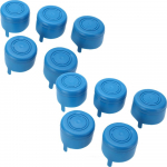 10 tk Plastist pritsmevastane 3 gallonit 5 gallonit mittevalguvad veekannud Vahetatavad pudelikorgid, kaaned kinni keeratavad