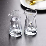 Klaasist veinitopsid kaaluga, kaasaegne lihtsus majapidamises kasutatavast klaasist veinijagaja, klaasist klaasid, baarikomplektid, hotelli Moutai tass, paksendatud vein