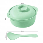 Nisuk&otilde;rrest Ramenikauss kaanega Plastkiust lauan&otilde;ud Kodu Kastrul Kiirnuudli kausid Suur Supikauss K&ouml;&ouml;gitarbed roheline