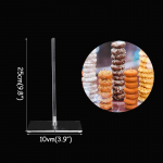 Acrylic donut stand Wedding Table Decoration donut wall display Bagel Dessert Stand for Birthday parties Baby Shower Christmas