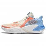 Li Ning Storm 8 Madal Mugav Istuvus Stabiilne Toetus Libisemiskindel Kulumiskindel Madala L&otilde;ikega Korvpallijalatsid Meeste tossud Valge Oranž Sinine ABFU025-4 43