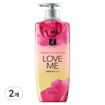 Elastine Perfumed Conditioner Love Me Peach and Freesia Fragrance, 600ml, 2 units pink
