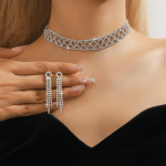 Mood s&auml;delev teemant kaelakee k&otilde;rvar&otilde;ngad naiste tippklassi luksuslikud ehted k&otilde;rvar&otilde;ngad pruudi ehted pulmatarvikud