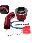 64-76mm/3'' universaalne auto k&uuml;lma &otilde;hu sisselaskefilter sisselasketoru toitevoolu voolikus&uuml;steemi &otilde;hu sisselaskefilter punane