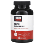Force Factor, Biotiin, 10 000 mcg, 100 taimekapslit