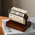 Wheel Perpetual Calendar 2025 Suure p&ouml;&ouml;rleva t&ouml;&ouml;laua ornamentiga lauaarvuti kalendri eksam Inspireeriv p&uuml;sikalendri loendus perpetual calendar