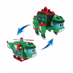 Uusimad ABS Min Deformation Gogo Dino Explorers REX Transformation Auto Lennuk Mootorpaat Kraana Gogo Dinosaur Explorers m&auml;nguasjad