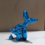 Vaikust palli kakkav koer skulptuur kaunistus Loov elutuba magamistuba veinikapp multikas loom lihtne kaasaegne dekoratiivne so 21cm-19cm-10cm