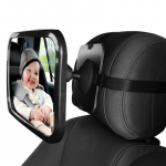 Reguleeritav lai auto tagaistme vaatepeegel beebi/lapseistme auto turvapeegli monitor peatugi Kvaliteetne auto salongi stiil must