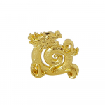 &Otilde;nnelik Feng Shui Hiina Draakon Loominguline Mini Retro Viirukihoidja Majapidamise Siseruumides Joonega Viirukip&otilde;leti Kodu Dekoratsioon K&auml;sit&ouml;&ouml; kuldne