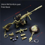 Mitmes stiilis M416 PUBG m&auml;ngup&uuml;stol metallist relvamudel Pan v&otilde;tmehoidja kokkupanemise osad sulamist kerge v&otilde;tmehoidja auto ripats kinkem&auml;nguasi