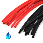 10 szt rurka 6,4mm termokurczliwa z klejem 1m Czerwony