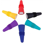 6-osaline vastupidav ja turvaline veinipudeli kork k&otilde;ikide pudelite jaoks pudelikork, veinikorgi kork