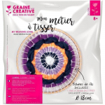 Metier &agrave; tisser rond petit format mauve - Graines Creatives - Mixte