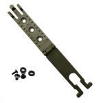 MOLLE-LOK &uuml;mbris K &uuml;mbris v&ouml;&ouml;klambris&uuml;steem tupp seljaklamber KYDEX tupp kandeklamber K &uuml;mbris MOLLE pannal roheline