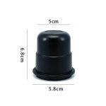 Kohvi doseerimistass l&auml;bipaistev espresso nuusutamiskruus 58 mm kohviportafiltriga doseerimistassile musta kohvimasina tarvikud must