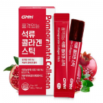 GNM Pomegranate Collagen Jelly Sticks 15 packs (1 box) 1 box of pomegranate collagen stick
