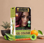 INDUS VALLEY - Natural Hair Colour | Damage Free Gel Hair Color For Women & Men | BURGUNDY- 220ML