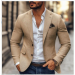 Meeste kevadine pluus &Auml;ri Commuter T&ouml;&ouml; Vabaaja Tr&uuml;kitud Kahe n&ouml;&ouml;biga &uuml;likonna jakk Meeste &uuml;likond Suur Briti XXL