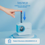 Astronoomia kaamera stiilis automaatne pliiatsiteritaja lastele, mudel TW8316 sinine