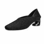 Luksuslikud Hobusekarvadest Leopardimustriga Loaferid Naised Elegantsed Terava Ninaga Hobuseraua Kontsaga Kingad Daamide Disainermudel &Otilde;htused Sametist Kontsakingad 38