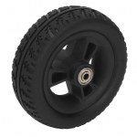 6-tolline ratastooli ratas PU libisemiskindel kulumiskindel tugev kandev&otilde;imega k&auml;imisraami rehvi asendus