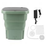 Mini pesumasin Multifunktsionaalne kokkupandav t&otilde;hus kuivatusfunktsioon kaasaskantav pesumasin 100-240V EU Plug roosa