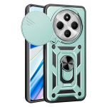 Soomus&uuml;mbris Xiaomi Redmi 14C 4G Poco C75 jaoks, kaanekaamera kaitse s&otilde;rmuse ja magnetilise hoidikuga, Coque Fundas For Redmi 14C 4G roheline