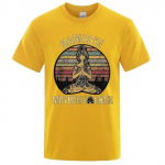 Vintage Namaste Mother Explicit Naljakas T-s&auml;rk T-s&auml;rk Meeste T-s&auml;rk Naiste Puuvillased T-s&auml;rgid Topid Avarad l&uuml;hikeste varrukatega Suured riided S beež