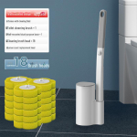 &Uuml;hekordne seinale kinnitatav WC-hari h&otilde;lpsaks vahetamiseks ja pesemisvabaks puhastamiseks