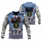 Uus veteran s&otilde;jav&auml;e&uuml;likond, s&otilde;duri kaamo s&uuml;gispullover, moodne spordidress, 3Dprint meeste/naiste vabaaja kapuutsid 5XL
