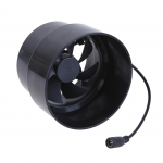 Energias&auml;&auml;stlik 12V kanaliga v&auml;ljat&otilde;mbeventilaator 110mm kuni 100mm reduktor Sobib vannituppa, k&ouml;&ouml;ki, lemmikloomamajja, kiirus 3600 p/min