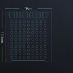 L&auml;bipaistev akr&uuml;&uuml;ljagaja koos iminapaga akvaariumi tarvikud haigete kalade vastu v&otilde;itlemiseks 16x17.5x2mm+2 clip