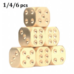 1/4/6 tk messingist t&auml;ringud, puhas vask, tahked t&auml;ringud &ouml;&ouml;klubibaar, mitmepoolne akr&uuml;&uuml;list t&auml;ringud, loominguline mitmetahuline mahjongi t&auml;ringum&auml;nguasi 1pc