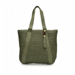 &Otilde;lgedest Liivakoe Ostukott Naiste Tuttidega V&auml;ljal&otilde;igetega Suure Mahutavusega Ostukott Puhkuse Ostukott roheline