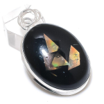 Ammolite Handmade 925 Sterling Silver Jewelry Pendant 2.17 c5q84