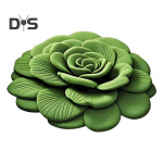 Pojengiga vaip 3D visuaalne lilleline libisemiskindel p&otilde;randamatt imav vannitoamatt kodu sissep&auml;&auml;suks elutoa sisustuseks 40*40cm sinine