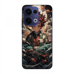 Coque de t&eacute;l&eacute;phone - Maniacase - Oppo Reno 13 5G - Silicone - Souple - Demon Slayer Tanjiro