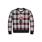 Polo Ralph Lauren S&uuml;gis/Talv 23 Ruuduline Karu Prindiga &Uuml;mmarguse Kaelusega Pikkade Varrukatega Huppar Naiste huppar 211916113-001 M black