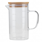 Borosilikaatklaasist m&otilde;&otilde;teklaas kaanega, kuumakindel kruus hotellile, restoranile, koju(500 ml )