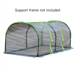 Kasvuhoone PVC metallraamiga 1,2x0,6x0,5m miniatuurne taimemaja aeda, potitaimedele