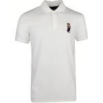 Polo Ralph Lauren Karu Tikandiga Sirge L&otilde;ikega L&uuml;hikeste Varrukatega Polo S&auml;rk Meeste pealisr&otilde;ivad Valge 781862841-001 S