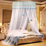 UUS Princess Lace Dome putukavoodi baldahhiin V&otilde;rkkardin Elegantne &uuml;mmargune s&auml;&auml;sev&otilde;rk majapidamises suur voodi voodipesu Mugav uni 1.2m (4 feet) bed